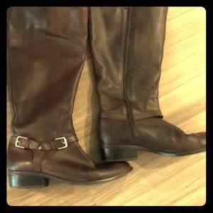Ralph Lauren Brown Leather Riding Boots